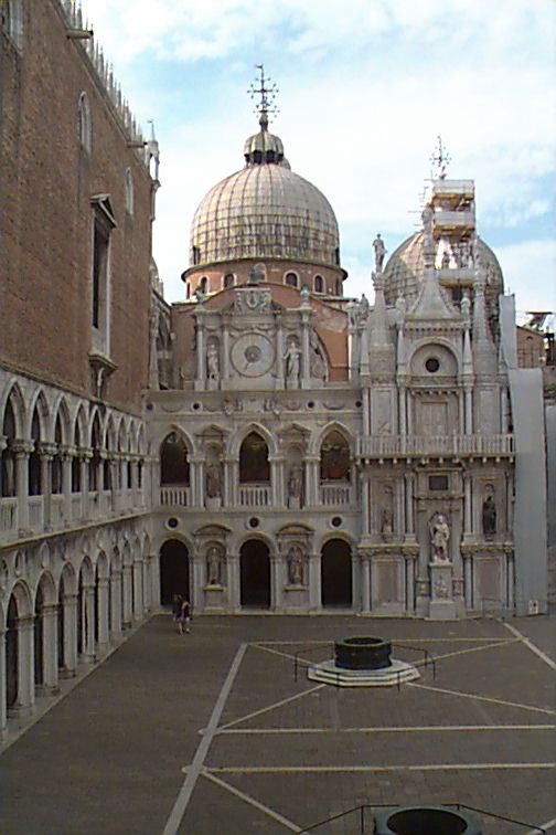 Courtyard View Inside Palazzo Ducale